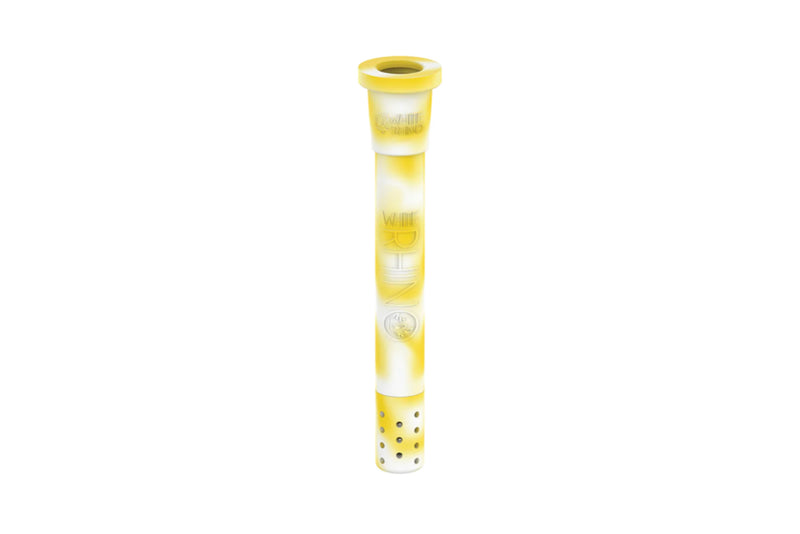 Adjustable Silicone Downstem Yellow & White Glow In The Dark