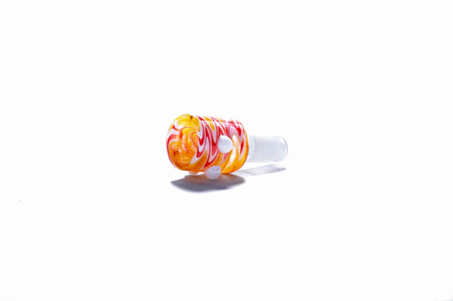 Clout 14mm Male Slide Starburst Yellow