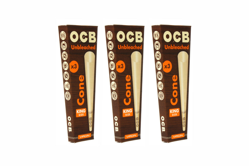 OCB Organic Hemp King Size Cone 3 Pack