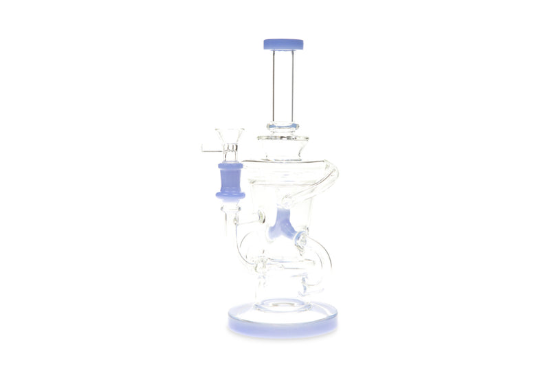 10" Blue Four Arm Recycler Rig